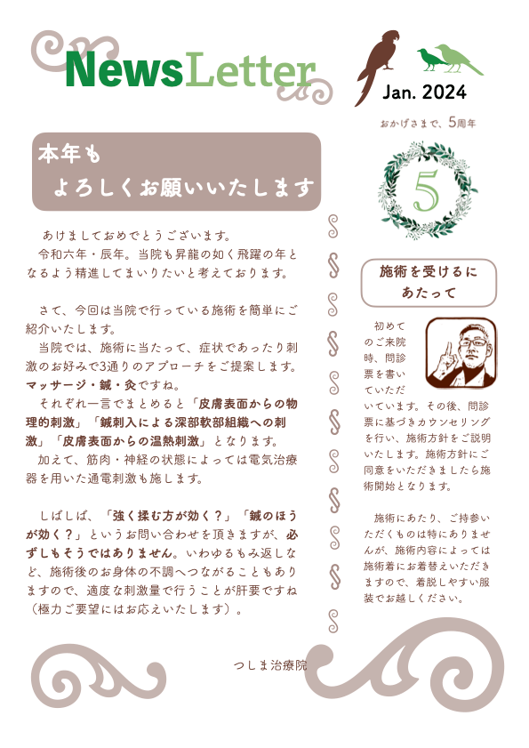 ニュースレター2024年1月ページ1