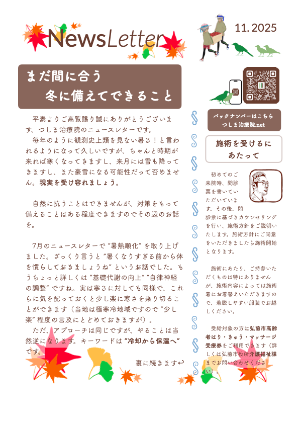 ニュースレター2025年11月ページ1